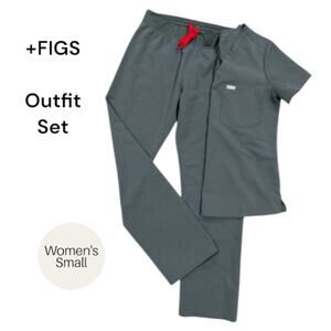 Figs Livingston Scrub Pants & Catarina Scrub Top Uniform Set